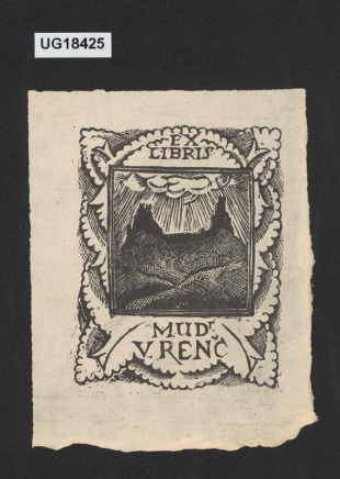 Ex libris MUDr V. Renč
