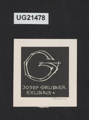 Exlibris Josef Gruber