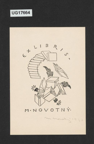 Exlibris M. Novotný