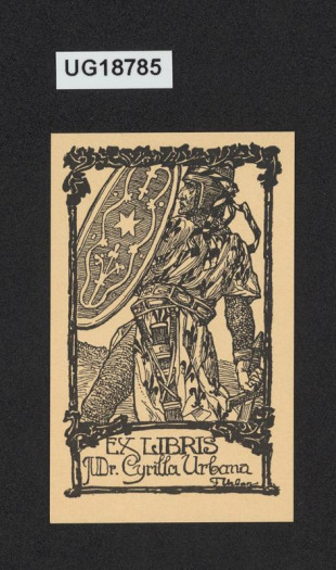 Exlibris JUDr. Cyrilla Urbana