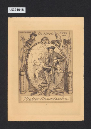 Ex Libris Walter Mendelssohn