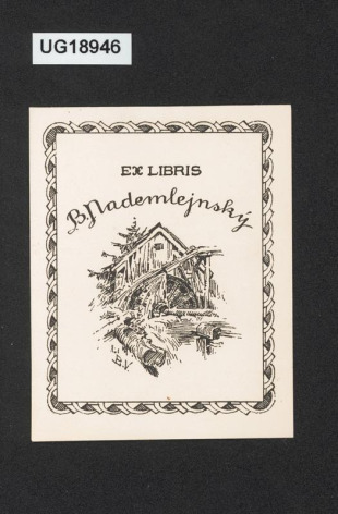 Ex libris B. Nademlejnský
