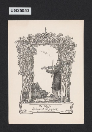 Ex libris Eduard Kayser