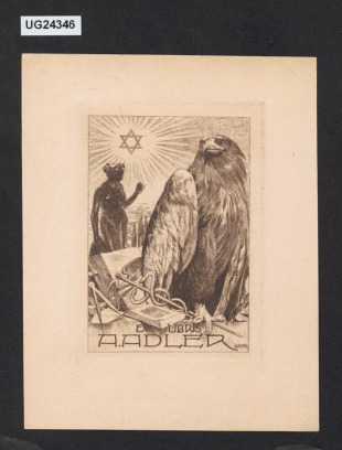 Ex libris A. Adler