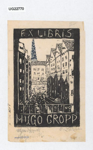 Ex libris Hugo Gropp