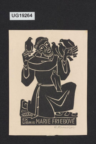 Ex libris Marie Friebové