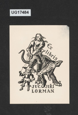 Ex libris JUC. Jiří Lorman