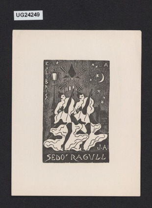Ex libris J. A. Sedó Ragull