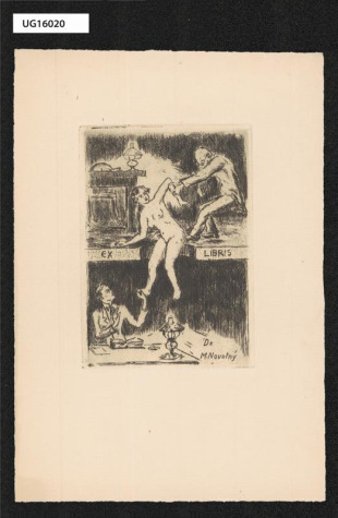 Ex libris Dr. M. Novotný