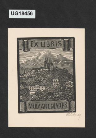 Ex libris MUDr. Ant. Marek