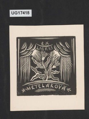 Ex libris A. Meteláková