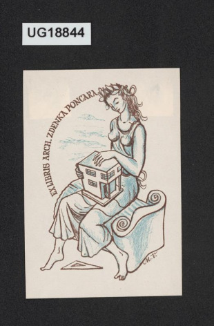 Exlibris arch. Zdenka Poncara