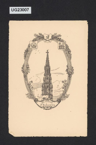 Ex libris F. Schwartz