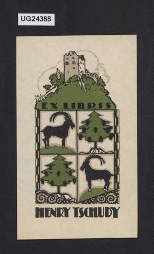 Ex libris Henry Tschudy