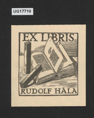 Ex libris Rudolf Hála