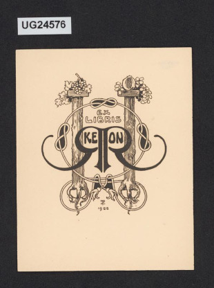 Ex libris R. Keon
