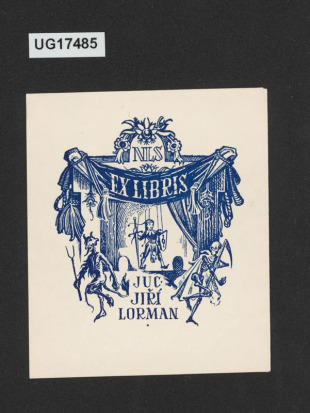 Ex libris JUC. Jiří Lorman