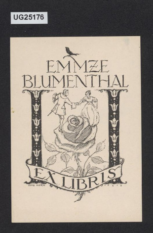 Exlibris Emmze Blumenthal