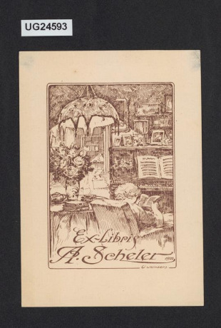 Ex libris A. Scheler
