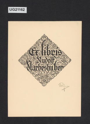 Ex libris Rudolf Narbeshuber