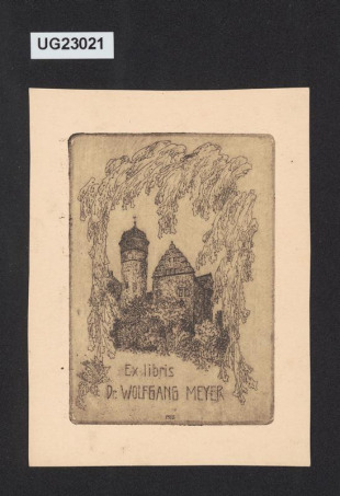 Ex libris Dr. Wolfgang Meyer
