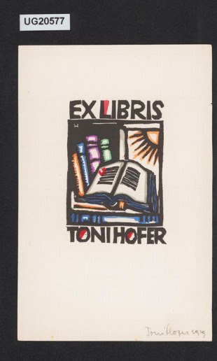 Exlibris Toni Hofer