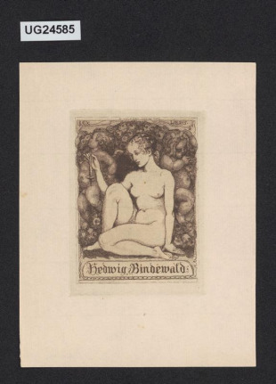 Ex libris Hedwig Bindewald