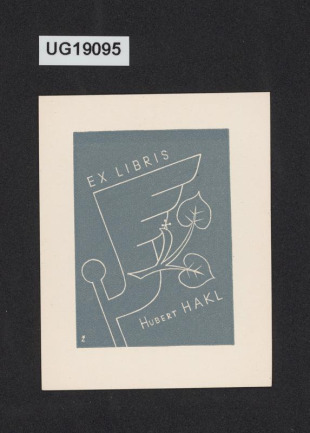 Ex libris Hubert Hakl