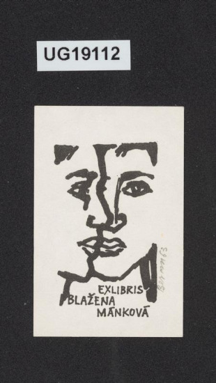 Exlibris Blažena Mánková