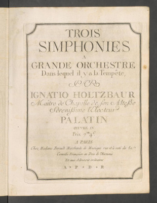 TROIS SIMPHONIES A GRANDE ORCHESTRE
