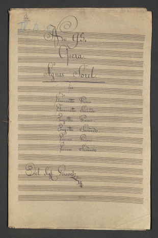 Opera "Agnes Sorel" (předehra)